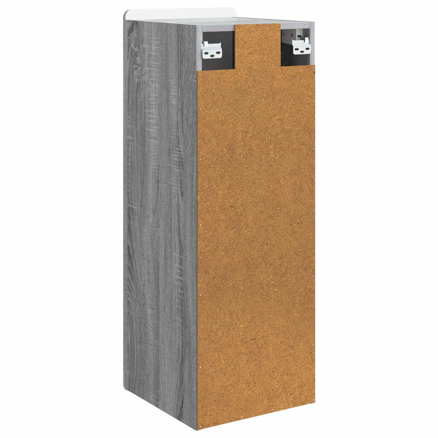 Wandkast Grijs Sonoma 33 x 34,5 x 94 cm Bewerkt hout