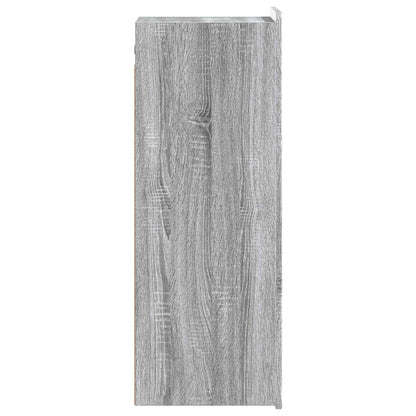 Wandkast Grijs Sonoma 33 x 34,5 x 94 cm Bewerkt hout