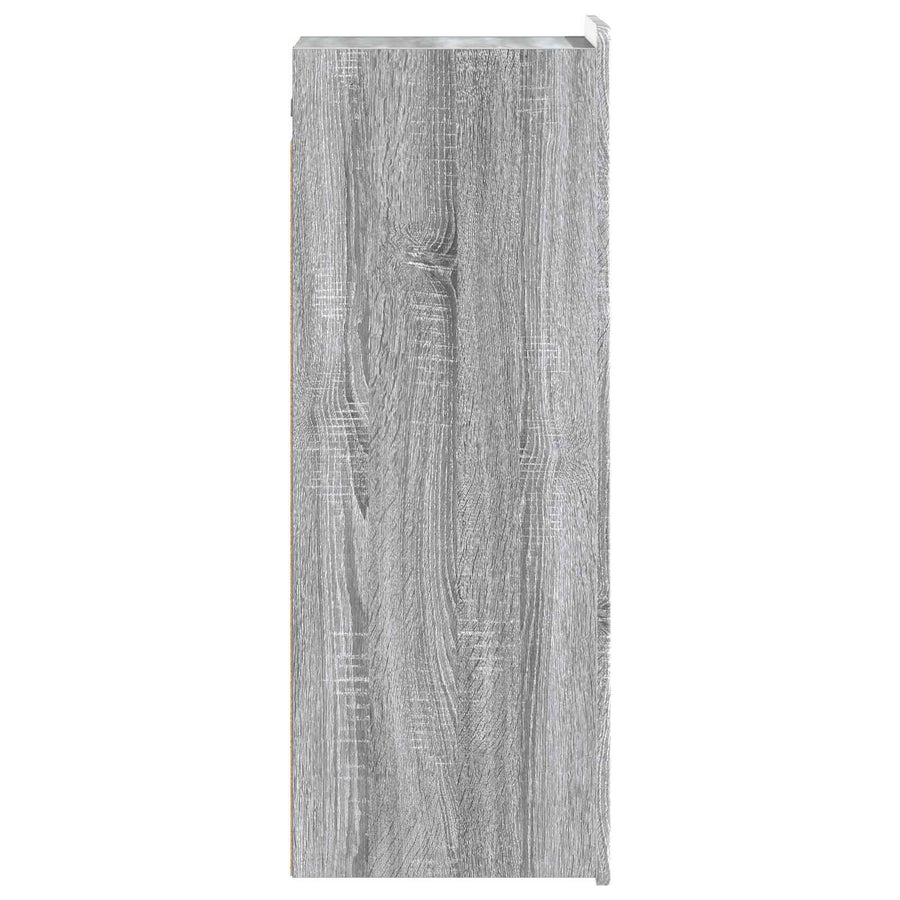 Wandkast Grijs Sonoma 33 x 34,5 x 94 cm Bewerkt hout