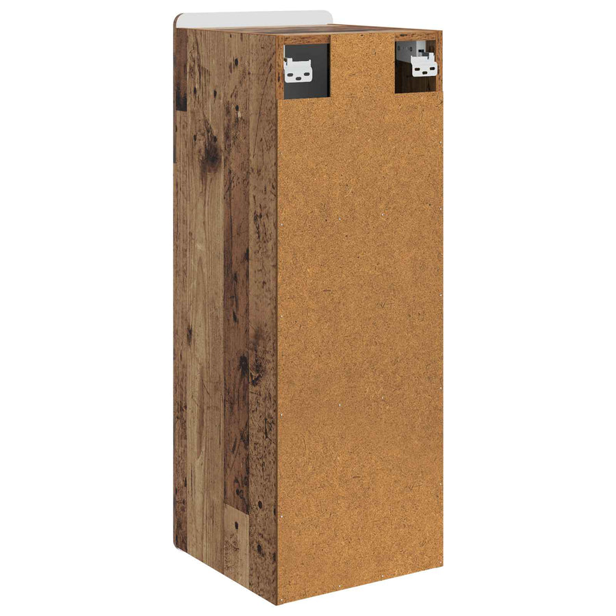 Wandkast Oud hout 33 x 34,5 x 94 cm Bewerkt hout