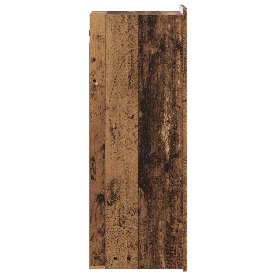Wandkast Oud hout 33 x 34,5 x 94 cm Bewerkt hout