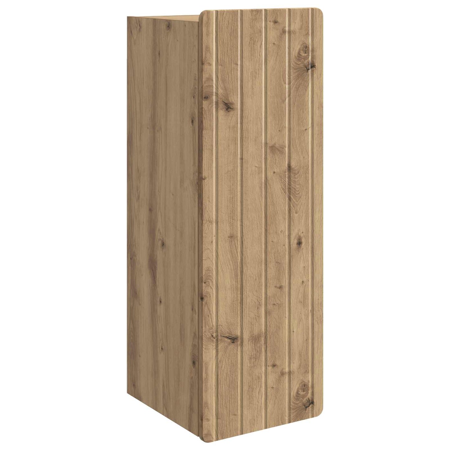Wandkast Artisanaal eiken 33 x 34,5 x 94 cm Bewerkt hout