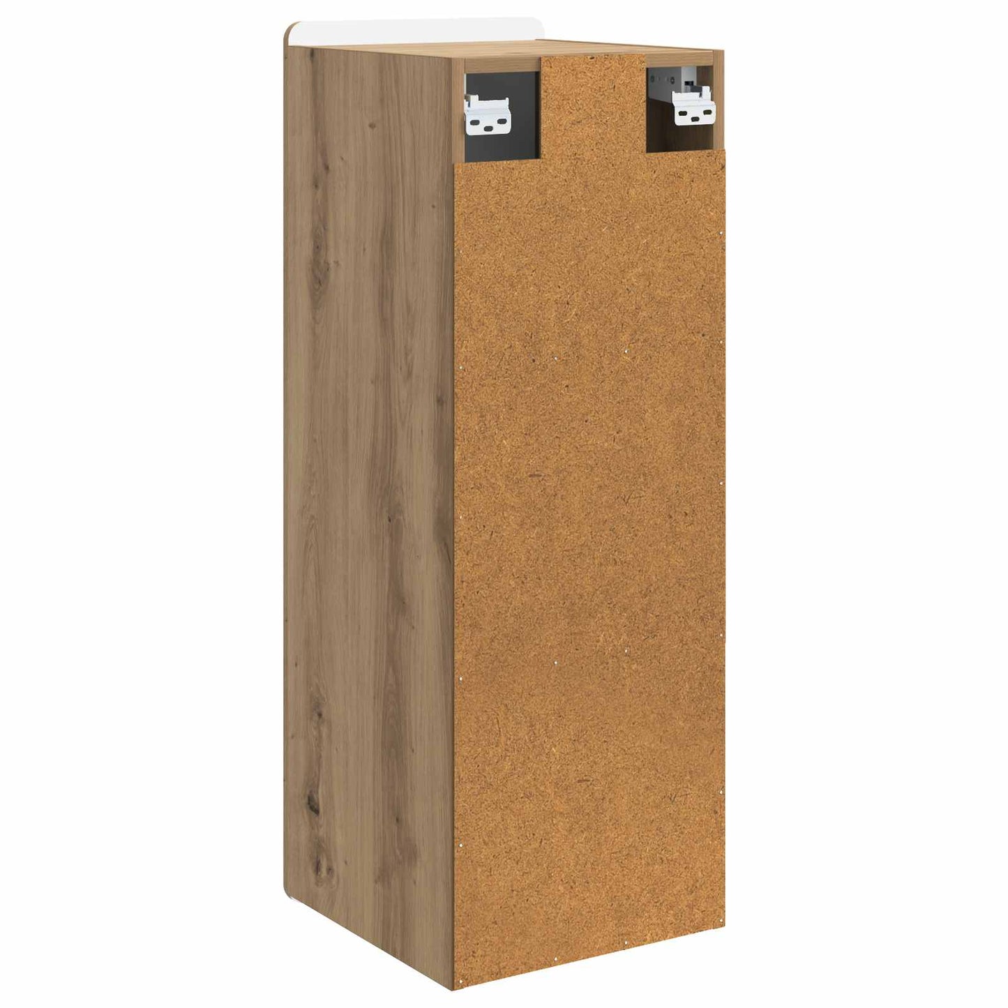 Wandkast Artisanaal eiken 33 x 34,5 x 94 cm Bewerkt hout