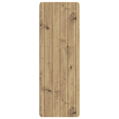 Wandkast Artisanaal eiken 33 x 34,5 x 94 cm Bewerkt hout