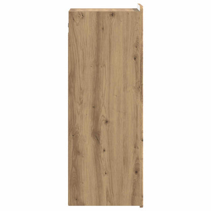 Wandkast Artisanaal eiken 33 x 34,5 x 94 cm Bewerkt hout