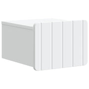 Wandkast wit 33x34,5x24 cm bewerkt hout