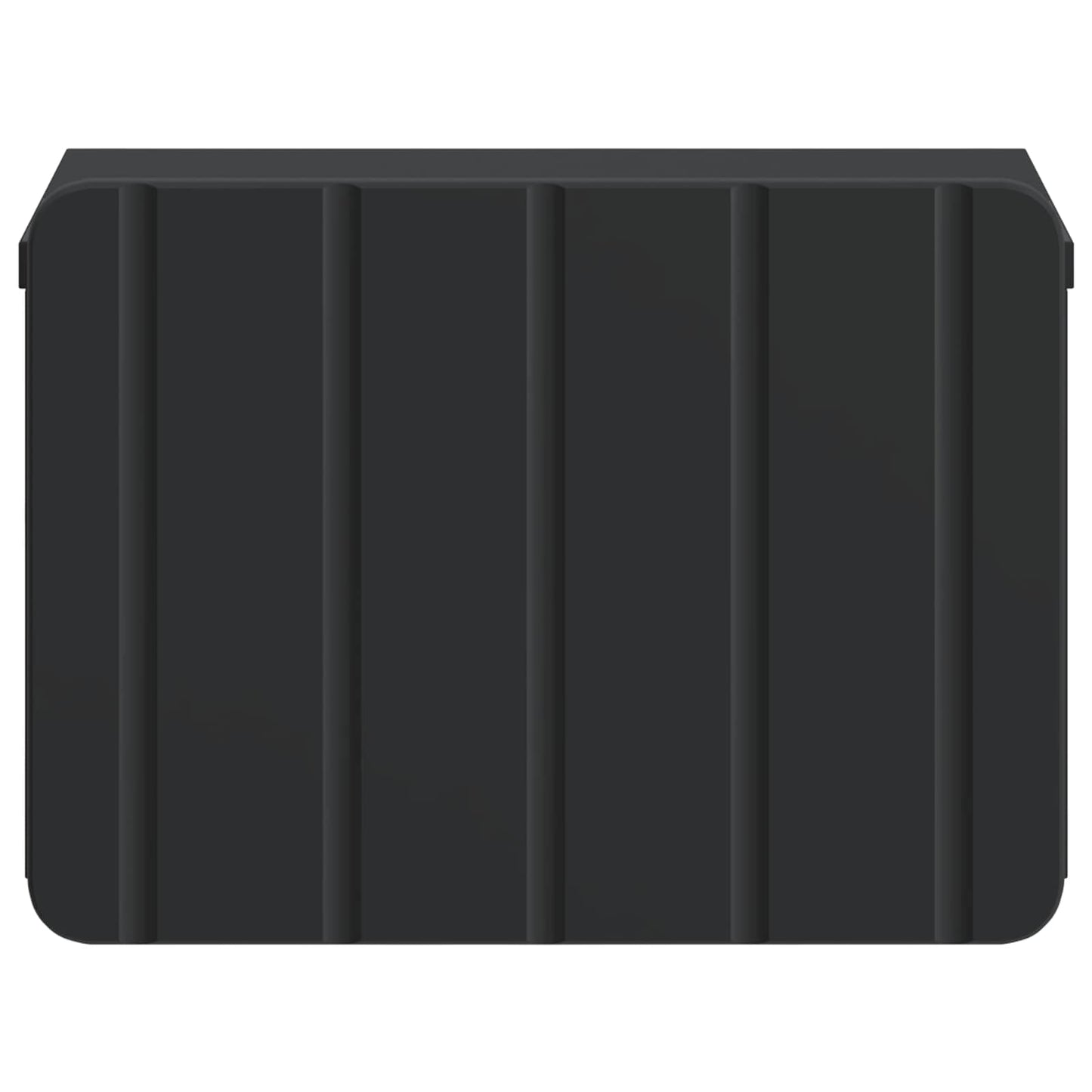 Wandbeugel Bedkast 2 pcs Zwart 33 x 34,5 x 24 cm Bewerkt hout