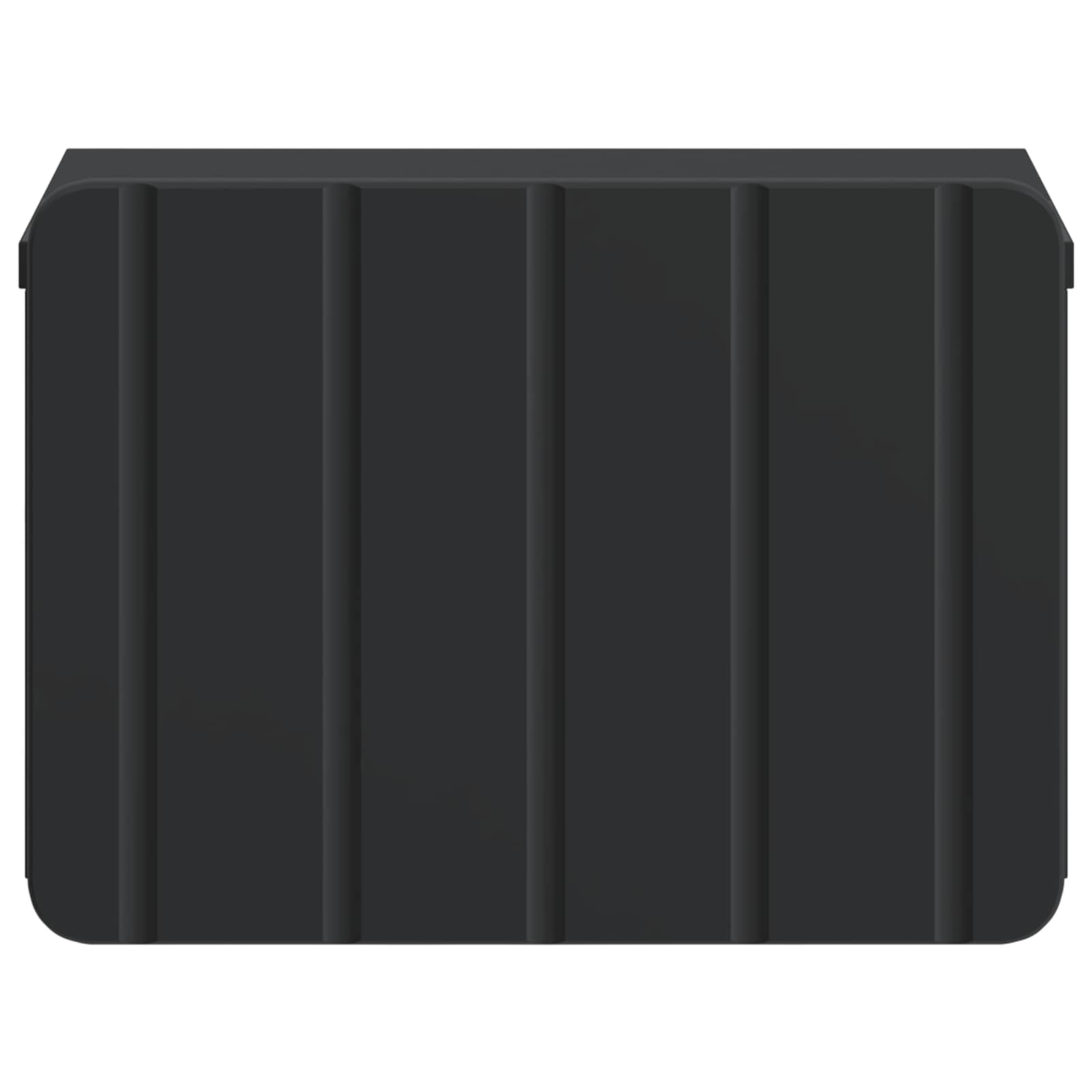 Wandbeugel Bedkast 2 pcs Zwart 33 x 34,5 x 24 cm Bewerkt hout