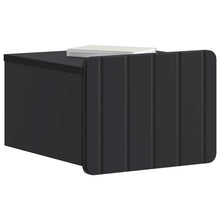 Wandbeugel Bedkast 2 pcs Zwart 33 x 34,5 x 24 cm Bewerkt hout