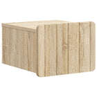Wall Bracket Fold-Away Bed Sonoma Oak 33 x 34.5 x 24 cm Engineered Wood