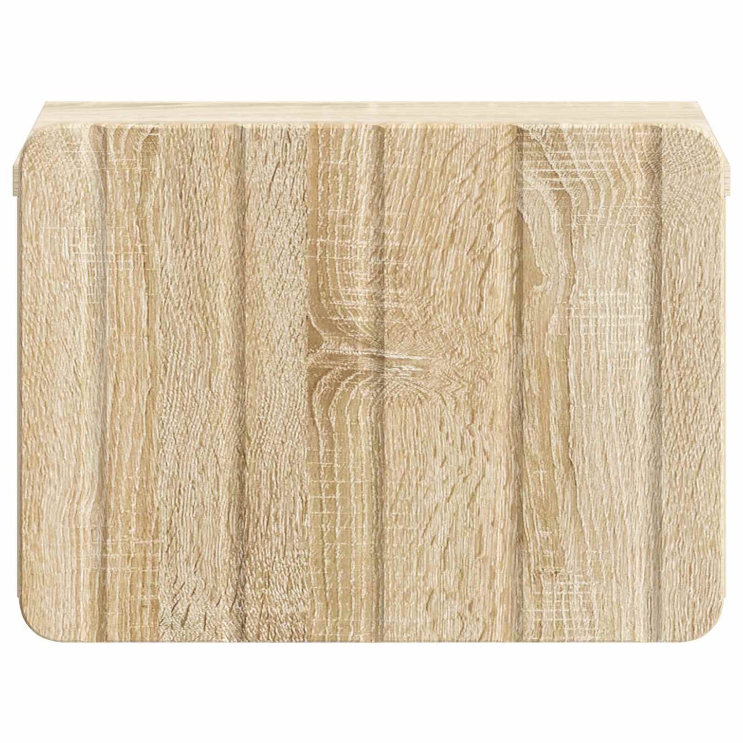 Wandbeugel Bedkast Sonoma Eiken 33 x 34,5 x 24 cm Bewerkt hout
