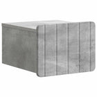 Wandkast betongrijs 33x34,5x24 cm bewerkt hout