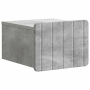 Wandkast betongrijs 33x34,5x24 cm bewerkt hout