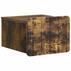 Wall bracket Bed cabinet Smoked oak 33 x 34.5 x 24 cm Engineered wood