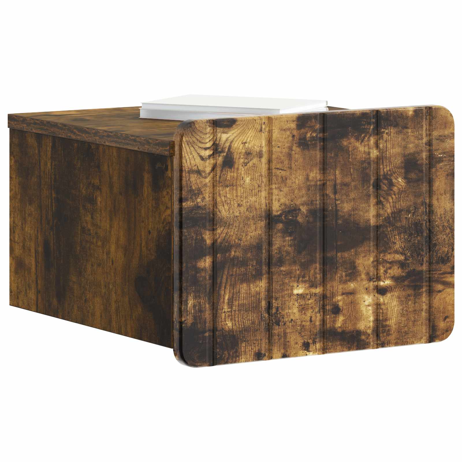 Wandbeugel Bedkast 2 pcs Gerookt eiken 33 x 34,5 x 24 cm