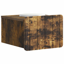 Wandbeugel Bedkast 2 pcs Gerookt eiken 33 x 34,5 x 24 cm