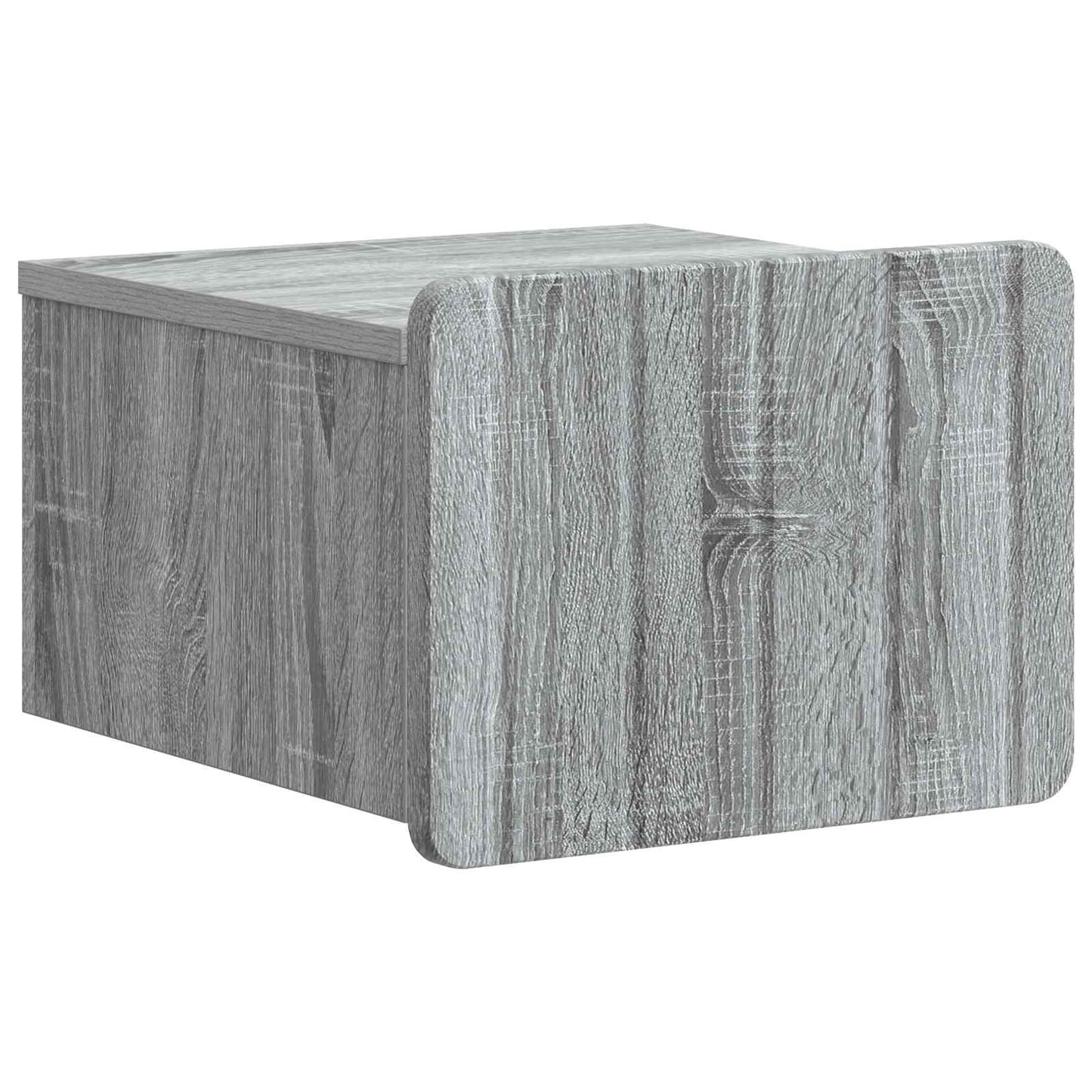 Wandbeugel Bedkast Grijs sonoma 33 x 34,5 x 24 cm Bewerkt hout