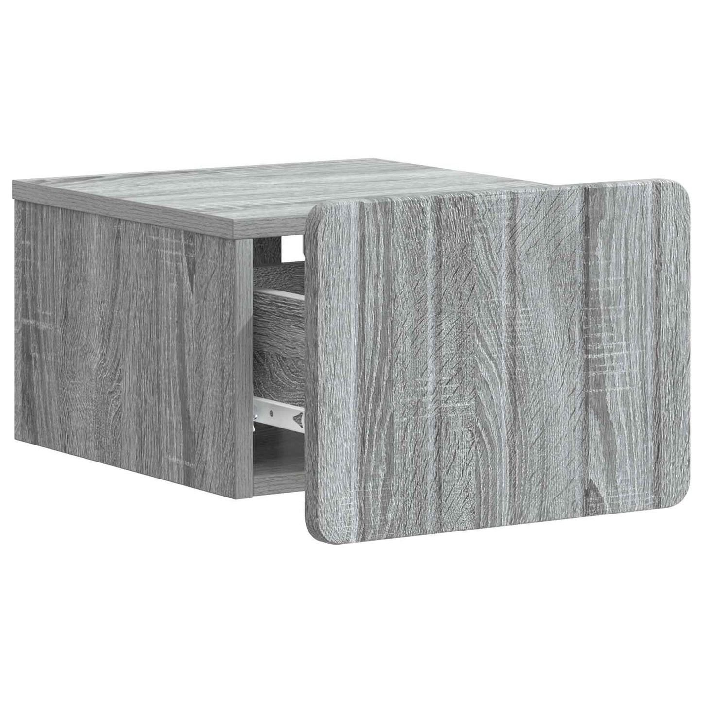 Wandbeugel Bedkast Grijs sonoma 33 x 34,5 x 24 cm Bewerkt hout