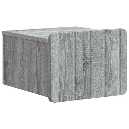 Wandbeugel Bedkast 2 pcs Grijs sonoma 33 x 34,5 x 24 cm
