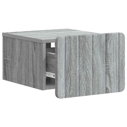 Wandbeugel Bedkast 2 pcs Grijs sonoma 33 x 34,5 x 24 cm
