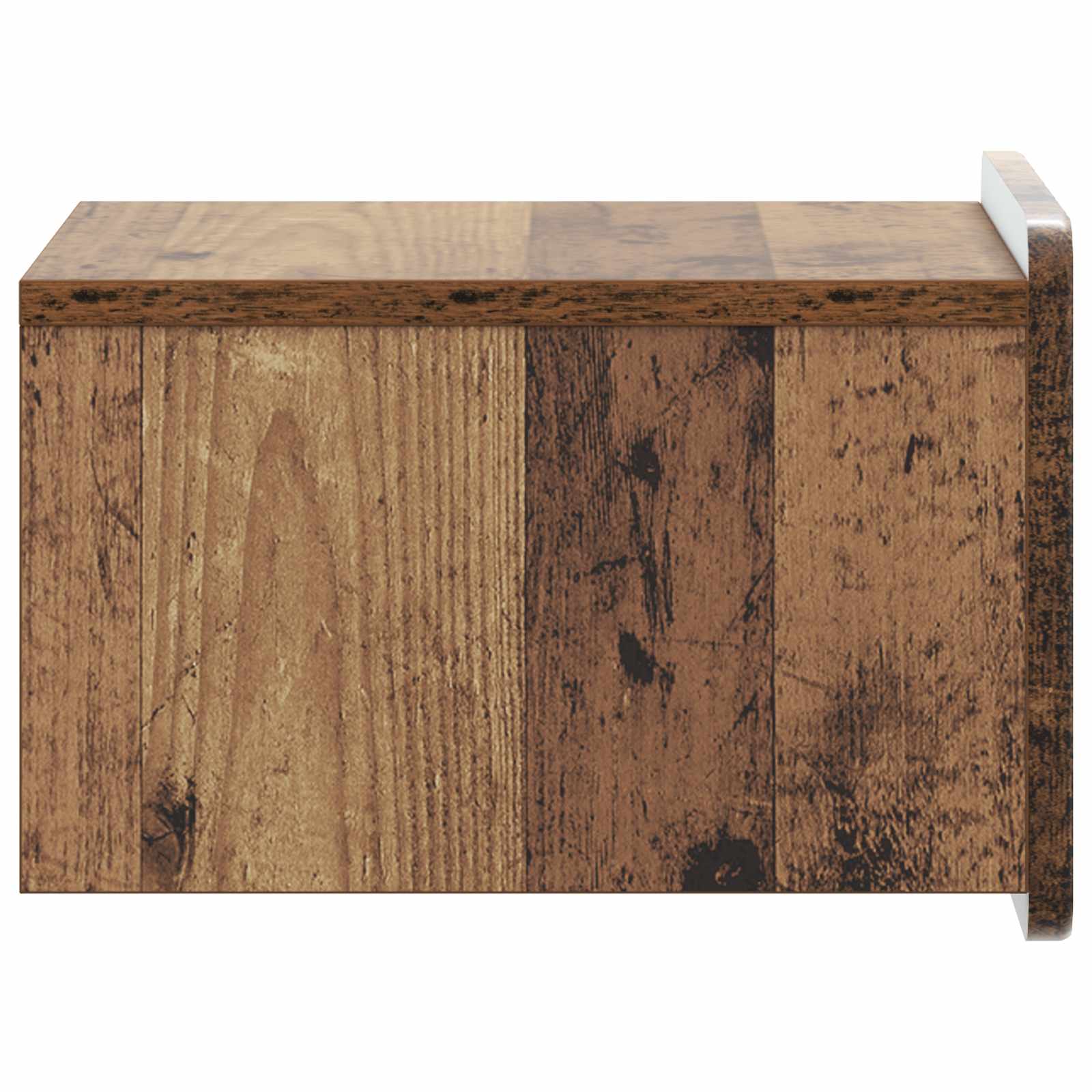 Wandbeugel Bedkast Oud hout 33 x 34,5 x 24 cm Bewerkt hout