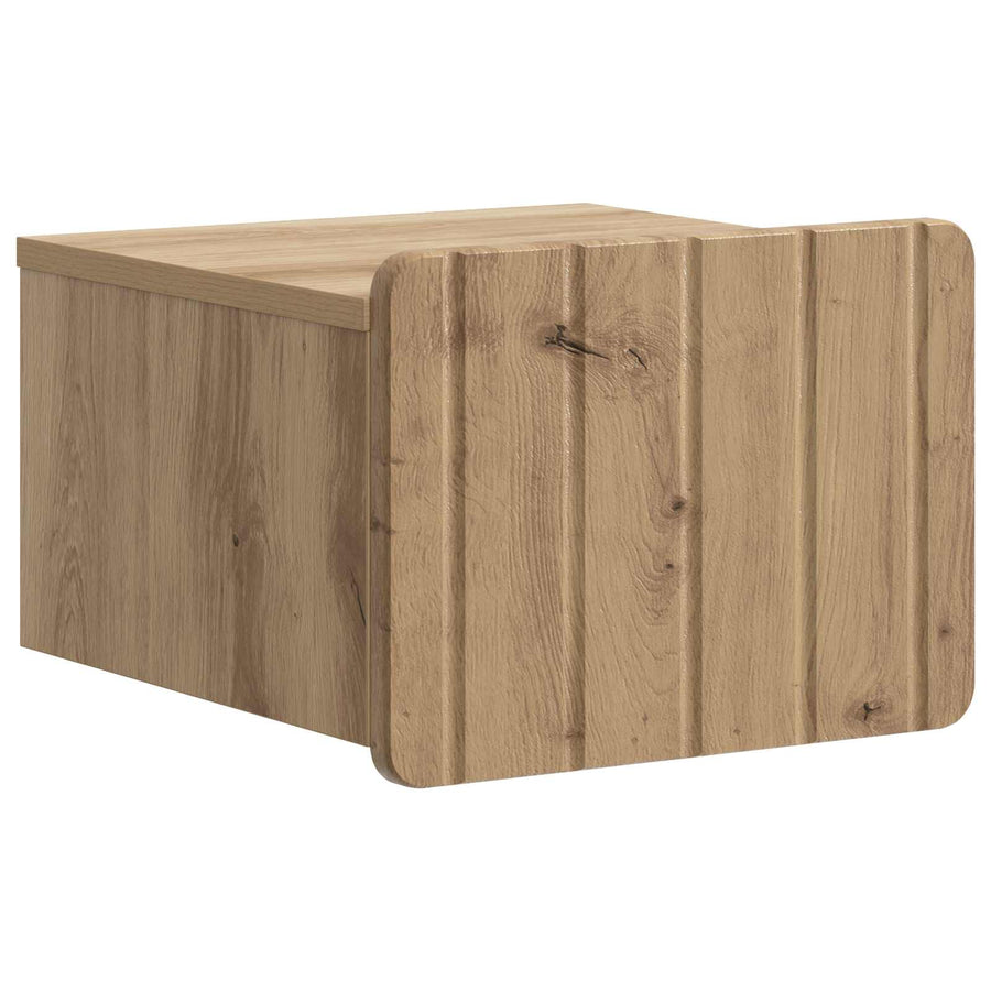 Wandbeugel Bedkast 2 pcs Artisanaal eiken 33 x 34,5 x 24 cm