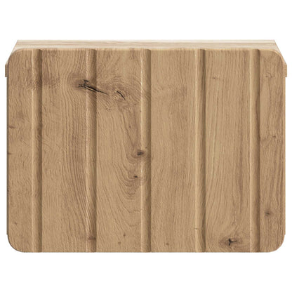 Wandbeugel Bedkast 2 pcs Artisanaal eiken 33 x 34,5 x 24 cm
