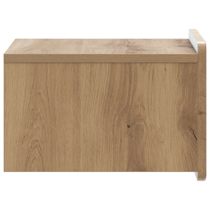 Wandbeugel Bedkast 2 pcs Artisanaal eiken 33 x 34,5 x 24 cm