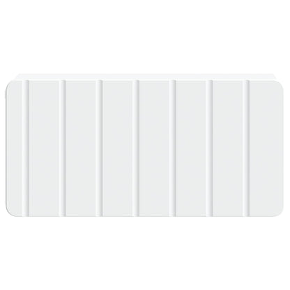 Wandbeugel Bedkast met lade Wit 49 x 34,5 x 24 cm Bewerkt hout