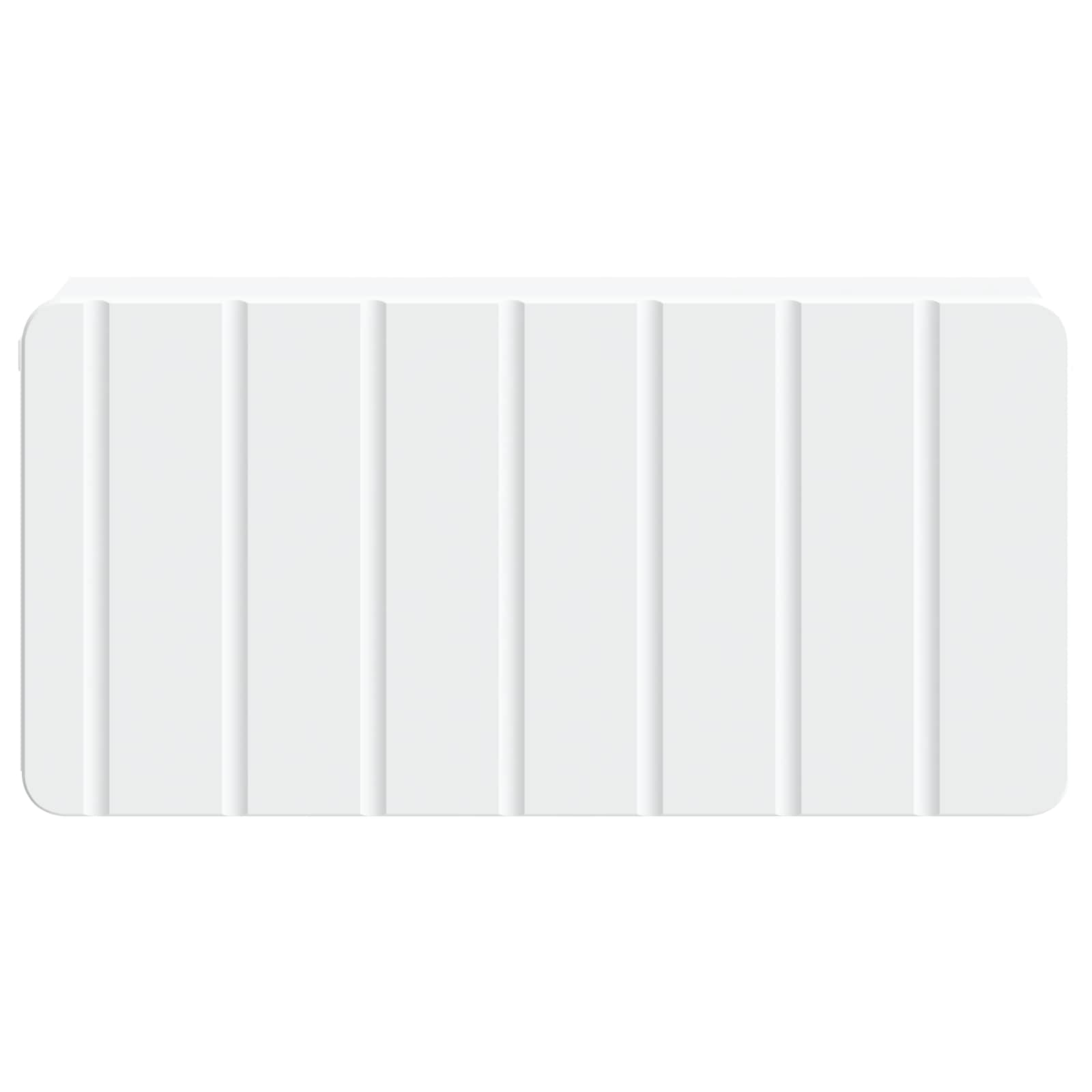 Wandbeugel Bedkast 2 pcs Wit 49 x 34,5 x 24 cm Bewerkt hout