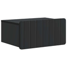 Wall Bracket for Wall Bed Black 49 x 34.5 x 24 cm Engineered wood