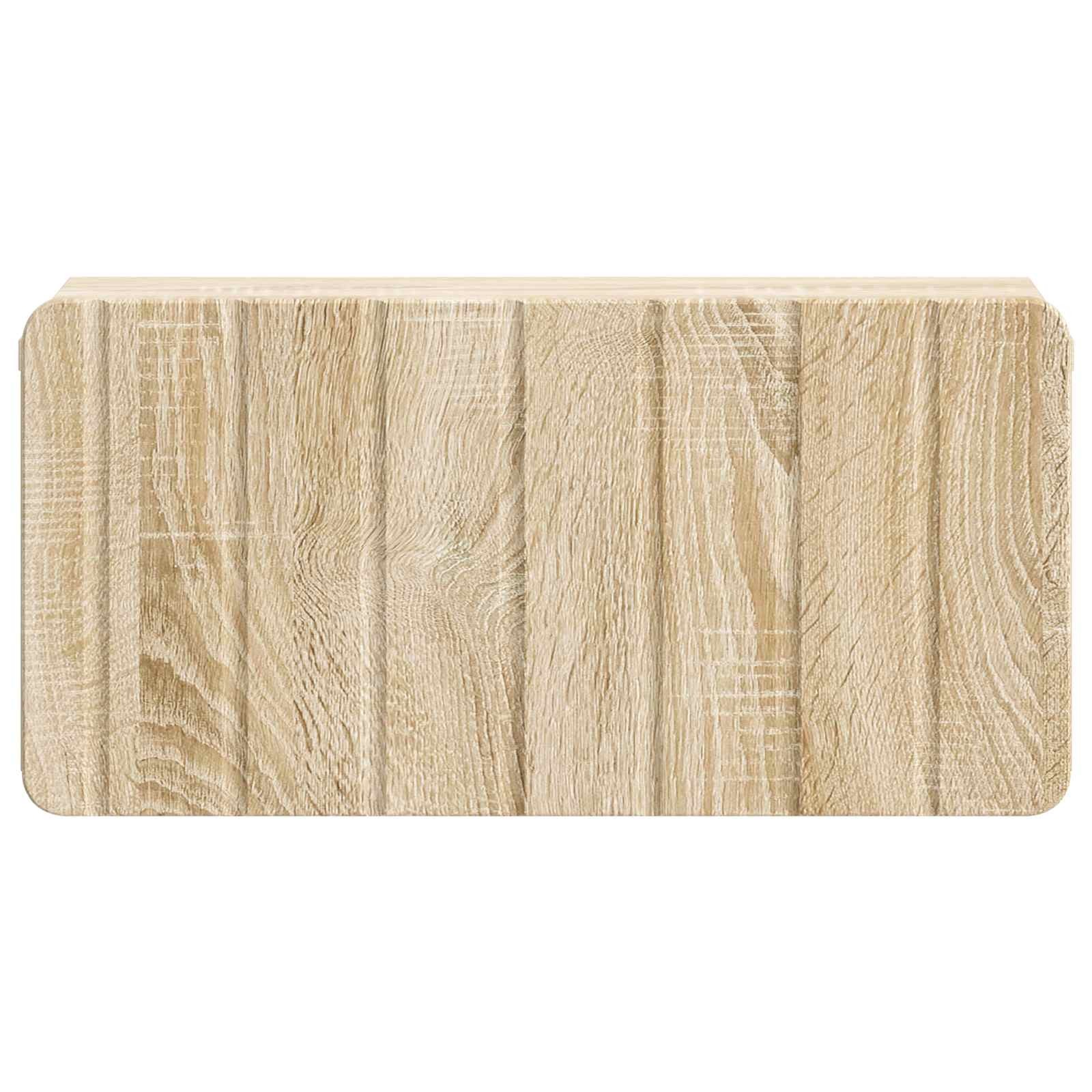 Wandbeugel Bedkast Sonoma Eiken 49 x 34,5 x 24 cm Bewerkt hout