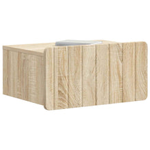Wandbeugel Bedkast Sonoma Eiken 49 x 34,5 x 24 cm Bewerkt hout