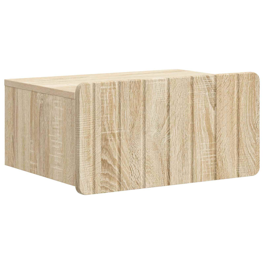 Wandbeugel Bedkast 2 pcs Sonoma Eiken 49 x 34,5 x 24 cm