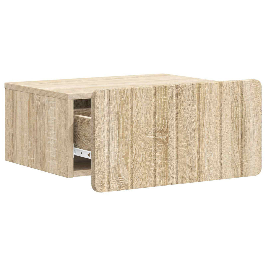 Wandbeugel Bedkast 2 pcs Sonoma Eiken 49 x 34,5 x 24 cm