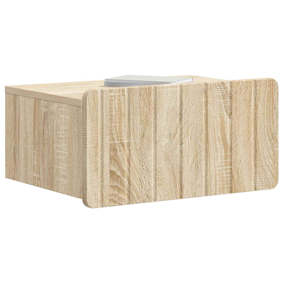 Wandbeugel Bedkast 2 pcs Sonoma Eiken 49 x 34,5 x 24 cm