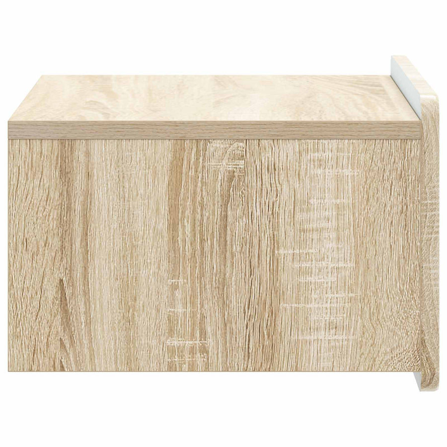 Wandbeugel Bedkast 2 pcs Sonoma Eiken 49 x 34,5 x 24 cm