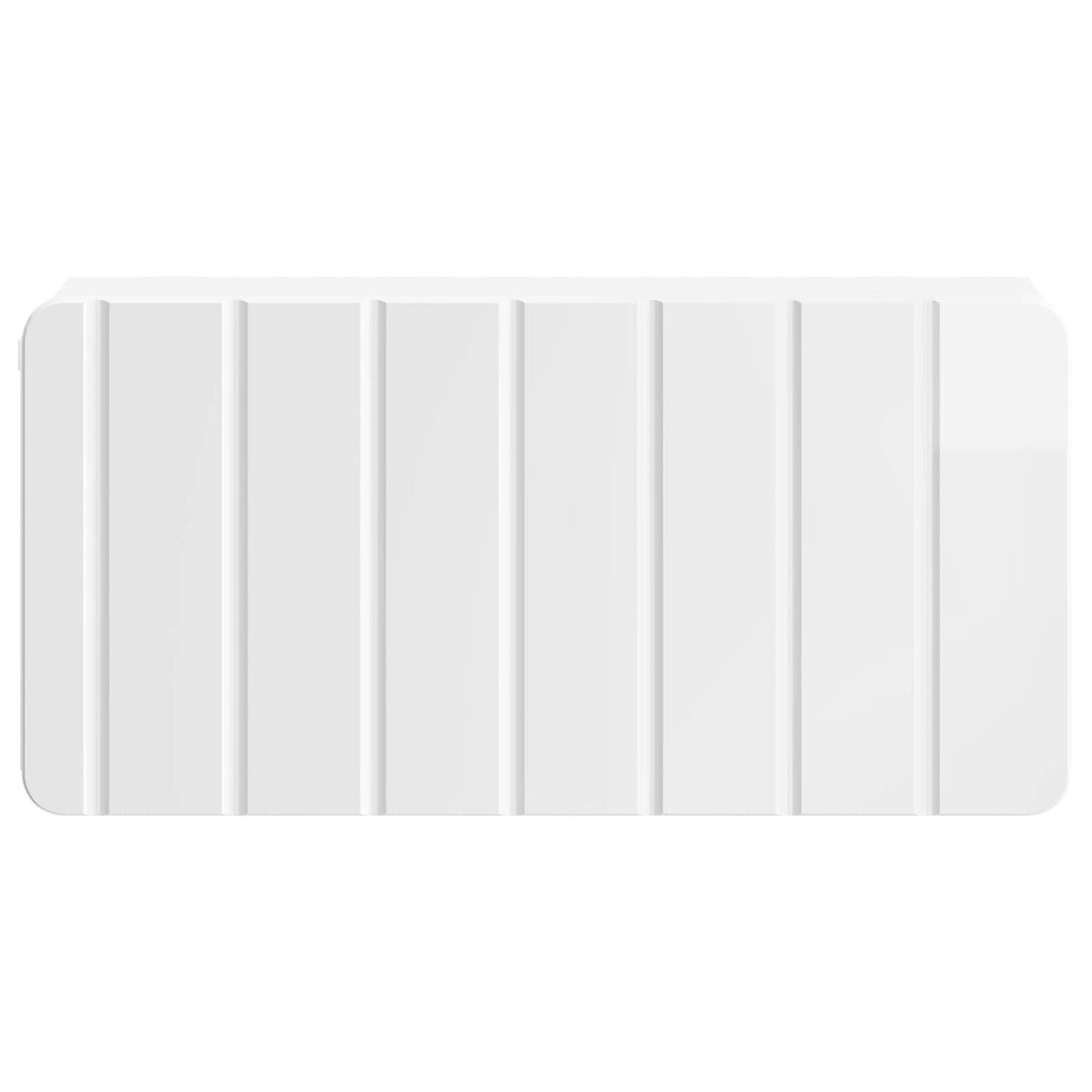 Wandbeugel Bedkast Hoogglans Wit 49 x 34,5 x 24 cm Bewerkt hout