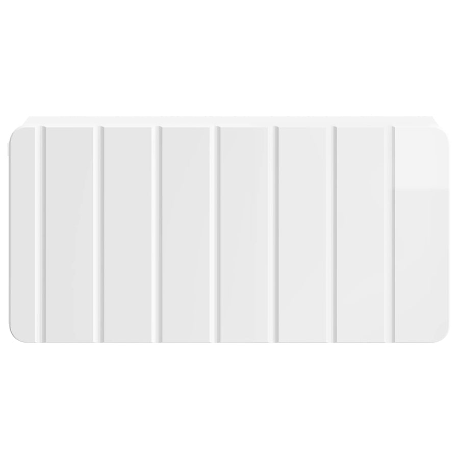 Wandbeugel Bedkast Hoogglans Wit 49 x 34,5 x 24 cm Bewerkt hout