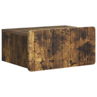 Wall Bracket Murphy Bed Smoked oak 49 x 34.5 x 24 cm Engineered wood