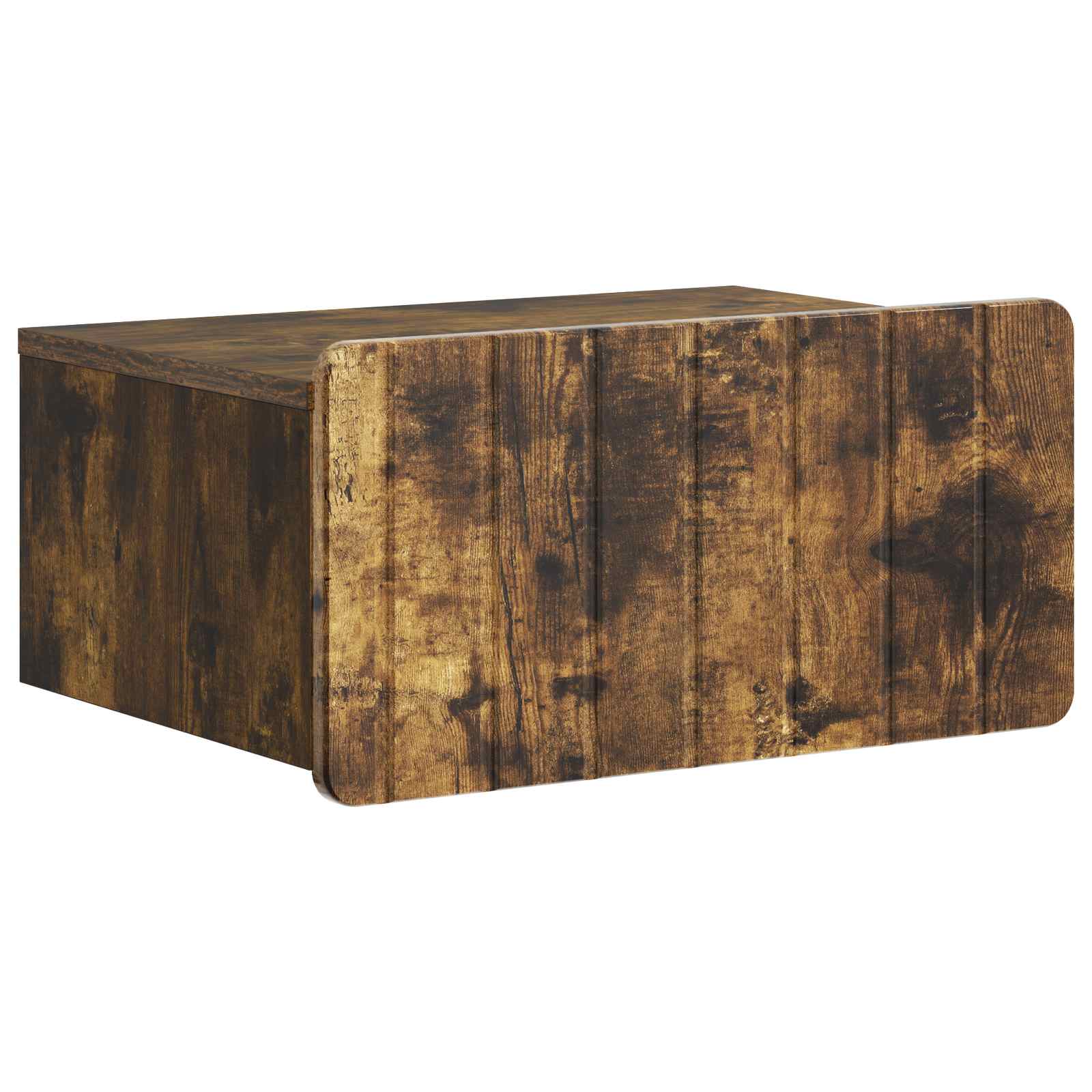 Wandbeugel Bedkast 2 pcs Gerookt eiken 49 x 34,5 x 24 cm