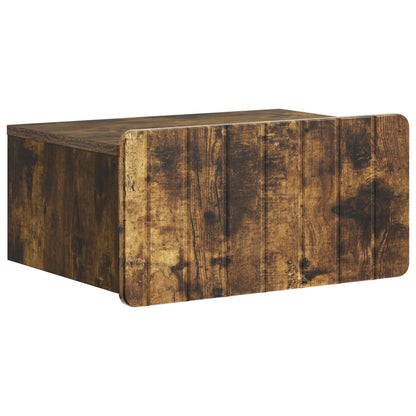 Wandbeugel Bedkast 2 pcs Gerookt eiken 49 x 34,5 x 24 cm