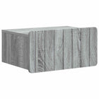Nachtkastje 49x34,5x24 cm bewerkt hout grijs sonoma