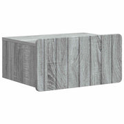 Nachtkastje 49x34,5x24 cm bewerkt hout grijs sonoma