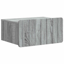 Wandbeugel Bedkast Grijs sonoma 49 x 34,5 x 24 cm Bewerkt hout