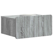 Wandbeugel Bedkast Grijs sonoma 49 x 34,5 x 24 cm Bewerkt hout