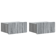 Nachtkastje 49x34.5x24 cm grijs sonoma bewerkt hout