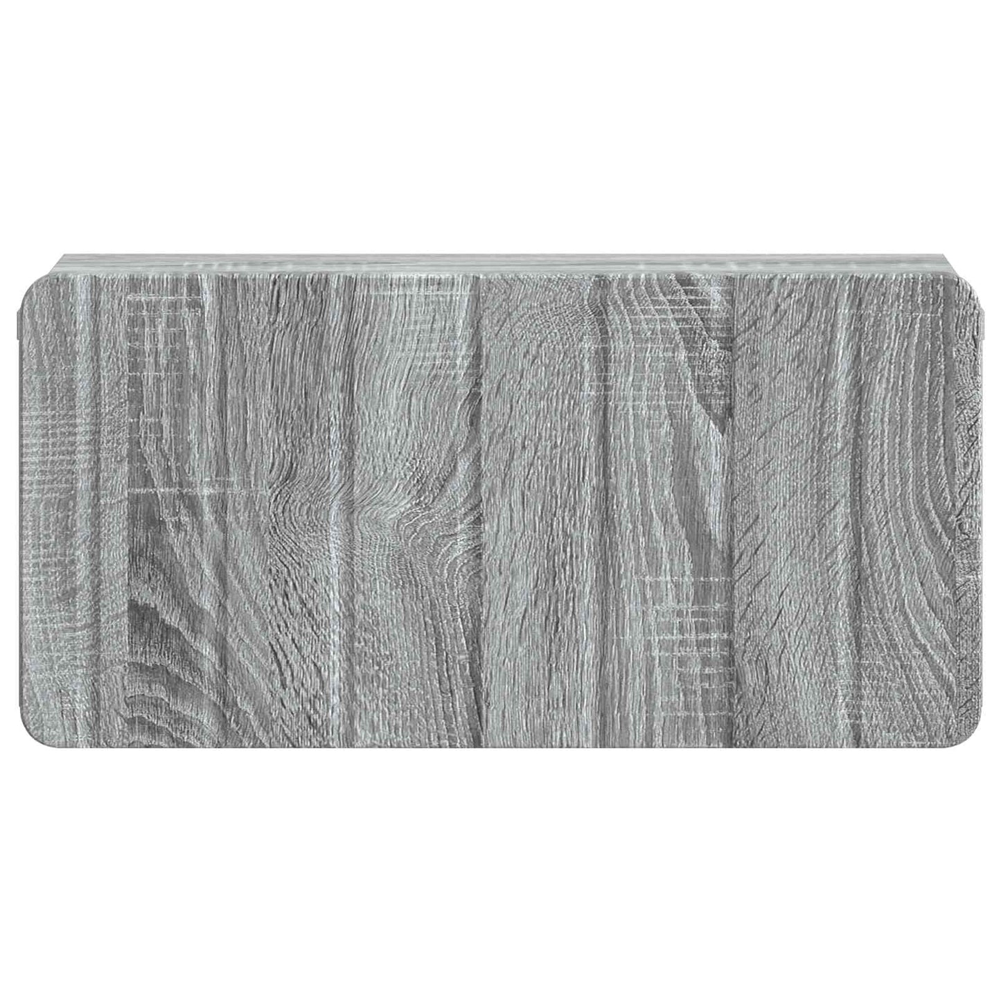 Wandbeugel Bedkast 2 pcs Grijs sonoma 49 x 34,5 x 24 cm