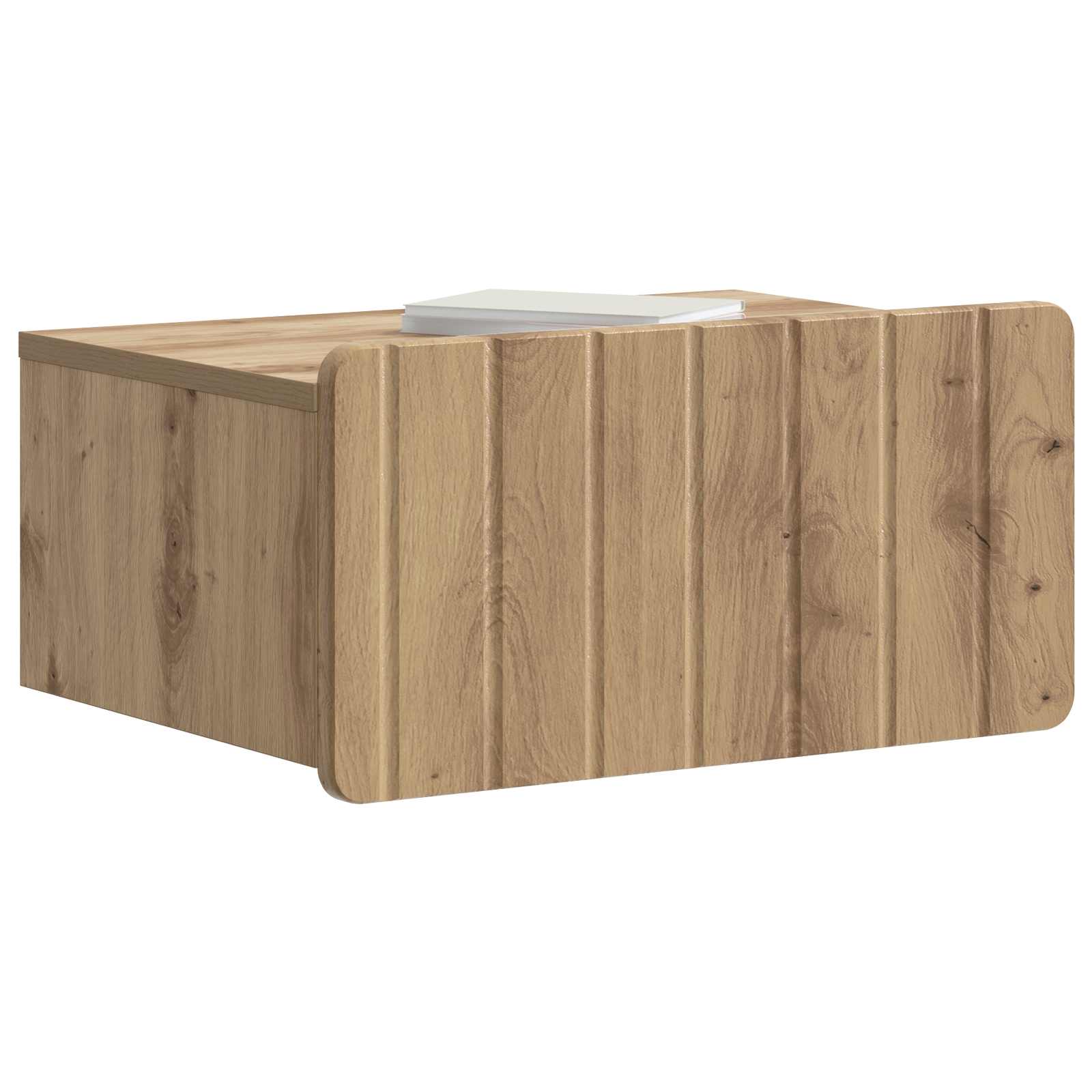 Wandbeugel Bedkast 2 pcs Artisanaal eiken 49 x 34,5 x 24 cm