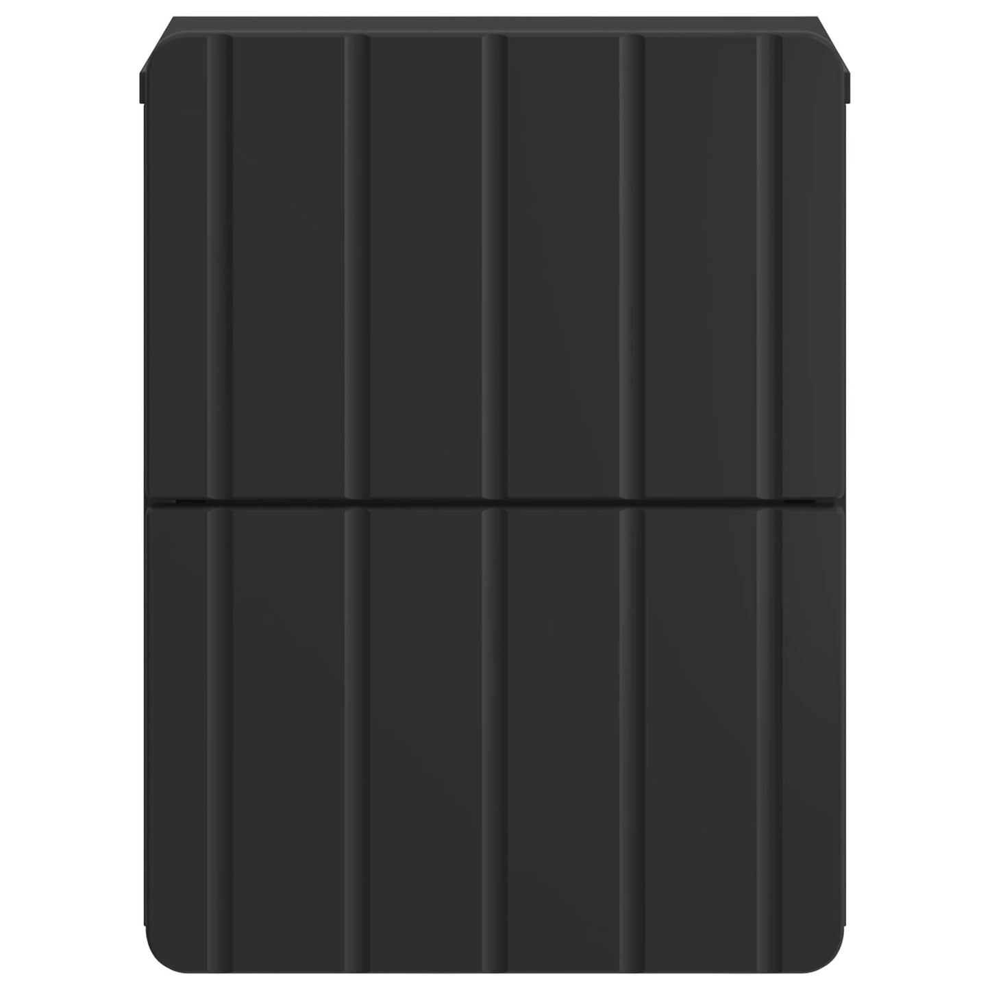 Wandbeugel Bedkast Zwart 33 x 34,5 x 43 cm Bewerkt hout